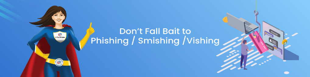 Clickbait scam awareness image